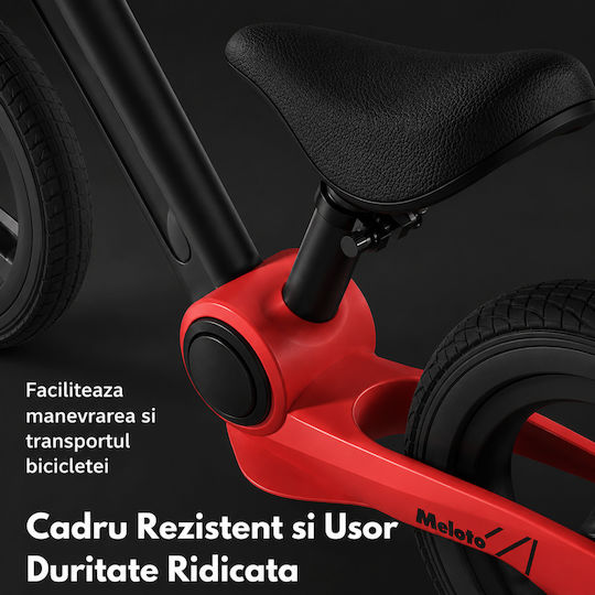 Qova Bicicletă Fără Pedale Neagră