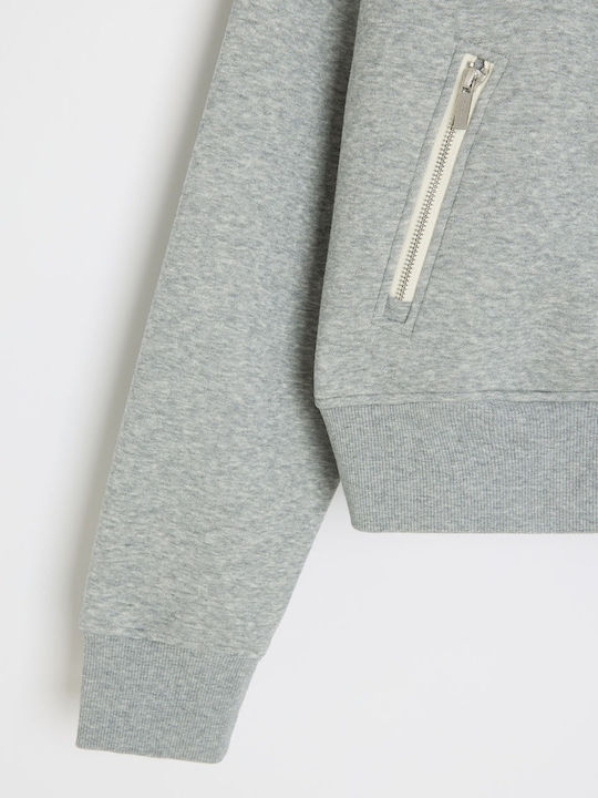 Kitis Long Women's Sweatshirt Hooded Grey