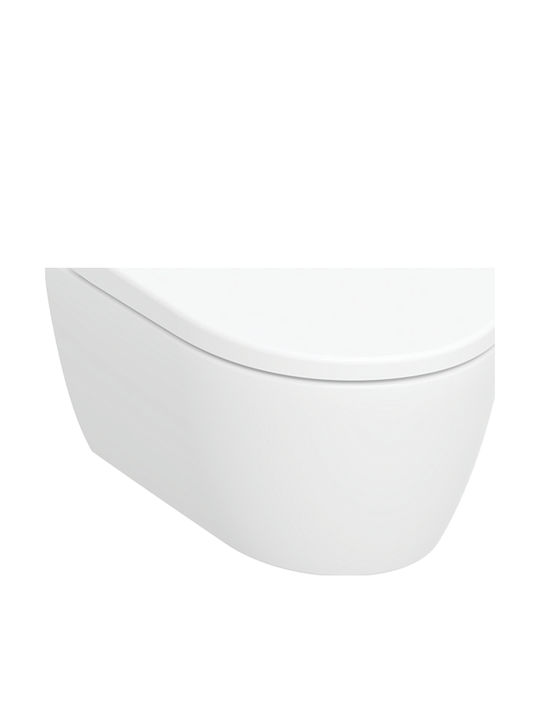 Geberit Λεκάνη Κρεμαστή με Καζανάκι με Κάλυμμα Soft Close Λευκή