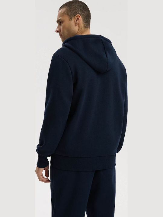 Basezip S261 Ζακέτα με Κουκούλα Μωβ