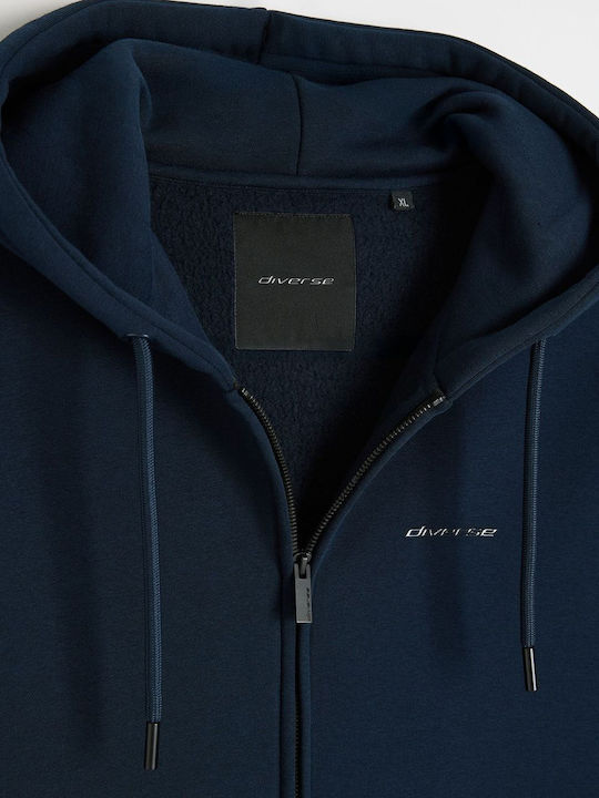 Basezip S261 Ζακέτα με Κουκούλα Μωβ