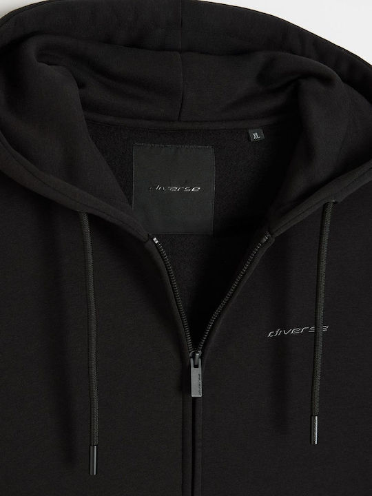 Basezip S261 Sweatshirt für Herren mit Kapuze Schwarz