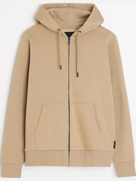 Basezip S264 Sweatshirt Für Herren Mit Kapuze Beiges