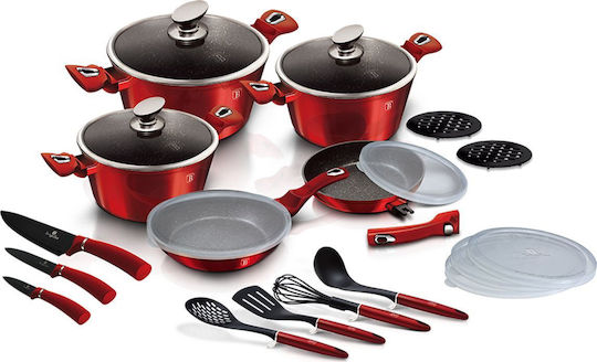 Berlinger Haus Metallic Pans Set 22 Pieces Berlinger Haus Metallic Pans Set 22 Pieces