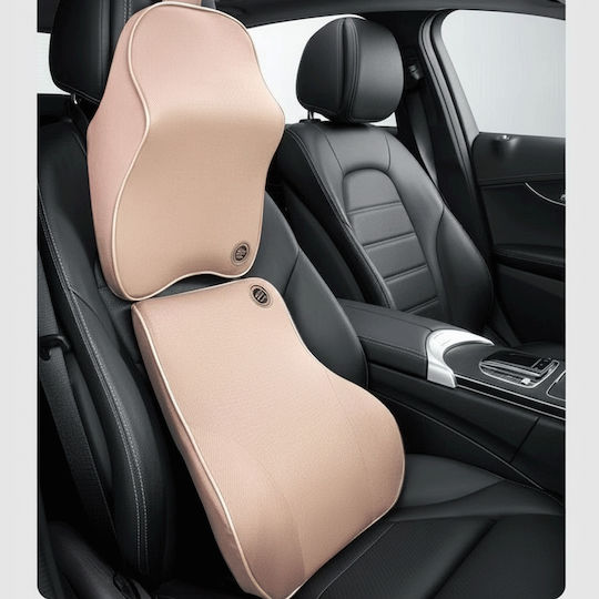 Perne Auto Premium Confort Suport Lombar Cervical Compatibile Cu Toate Mașinile Husa Detasabilă