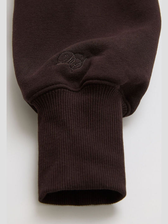 Tussoy 264 Gekürztes Damen Sweatshirt Braun