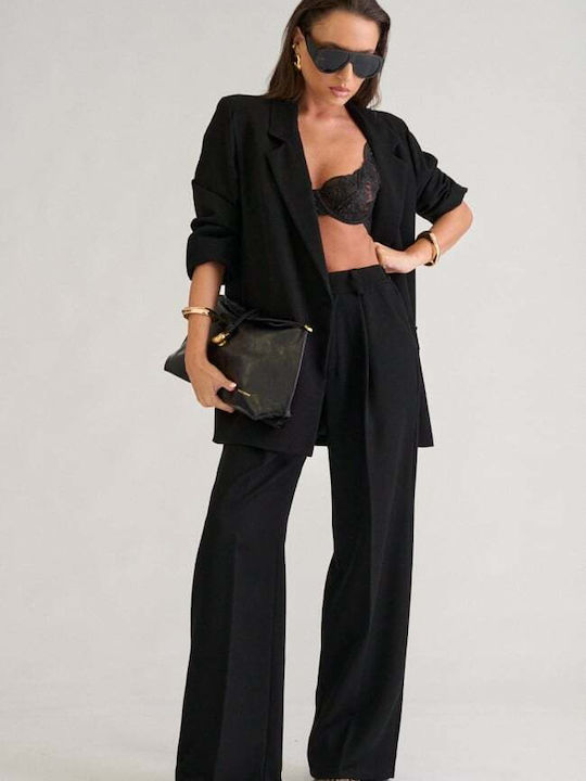 Women's Black Set with Trousers