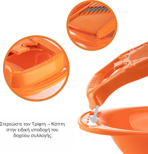 Borner Vegetable Collection Bowl Oval 38x23x10cm Orange