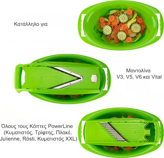 Borner Vegetable Collection Bowl Oval 38x23x10cm Green