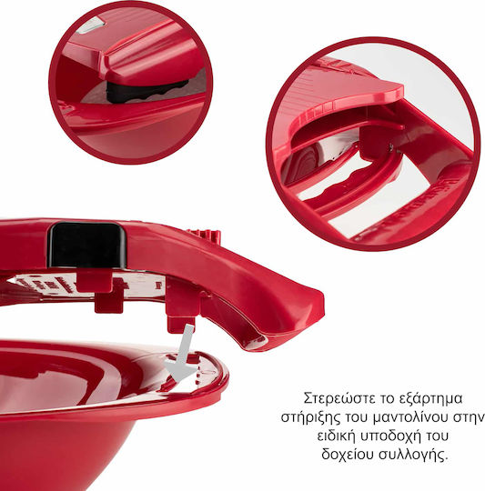 Borner Vegetable Collection Bowl Oval 38x23x10cm Red