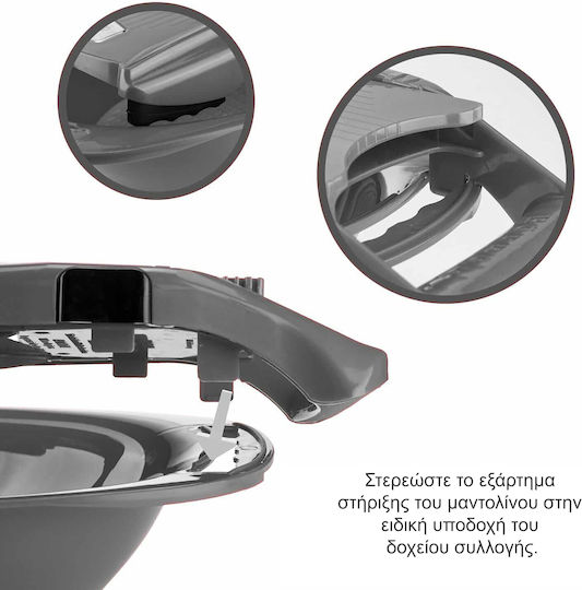 Borner Vegetable Collection Bowl Oval 38x23x10cm Gray