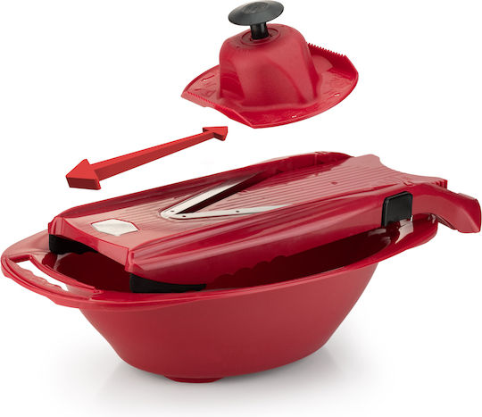 Borner Vegetable Collection Bowl Oval 38x23x10cm Red