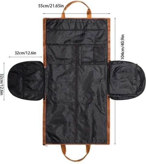 Geantă Voiaj 55lt Maro din Piele Sintetică M55xL32xÎ32cm