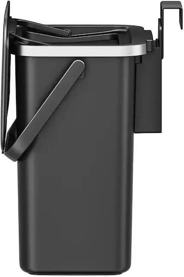 Eko Coș De Gunoi Pentru Dulap Plastic 10lt Negru