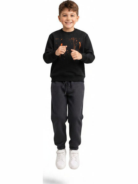 Action Sportswear Set Trening Pentru Copii Negru Action Sportswear Set Trening Pentru Copii Negru