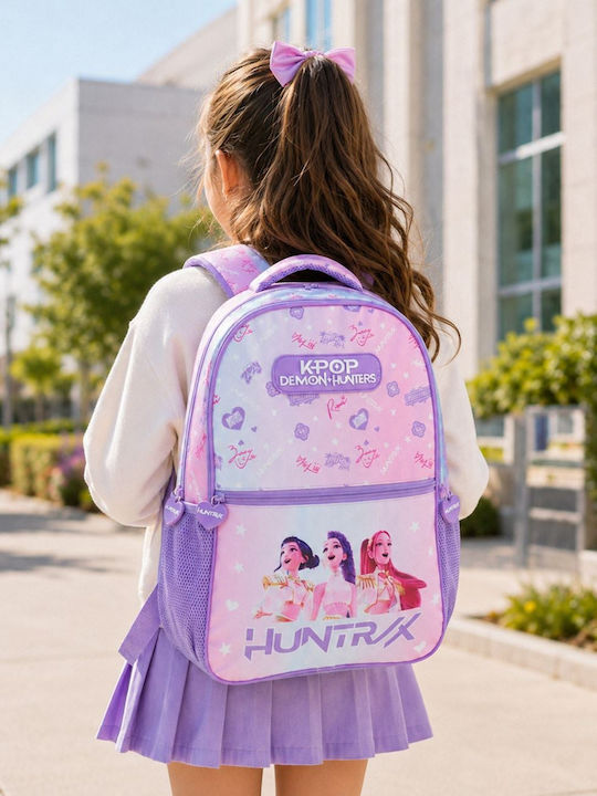K-pop School Backpack For Elementary Lilac 31 x 14 x 43cm K-pop School Backpack For Elementary Lilac 31 x 14 x 43cm