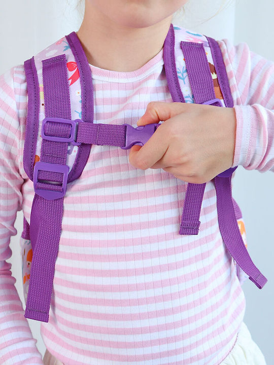 A Little Lovely Company School Backpack Kindergarten Purple