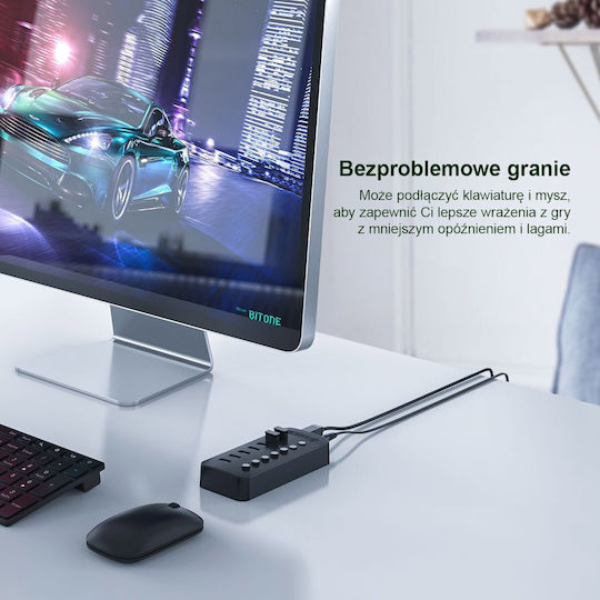 Orico USB Хъб 16 Порта USB 3.0 с USB-A