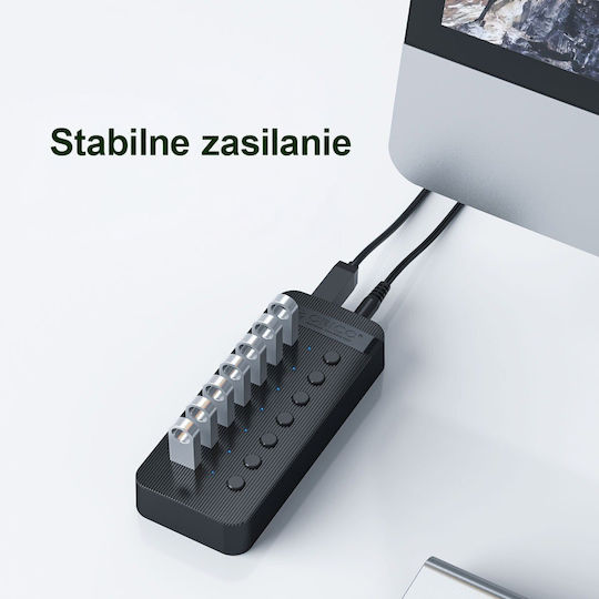 Orico USB Хъб 16 Порта USB 3.0 с USB-A