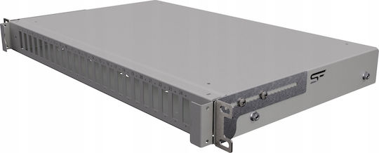 Stalflex Оптичен Пач Панел за Раф 1U 19" 24 Порта Сив
