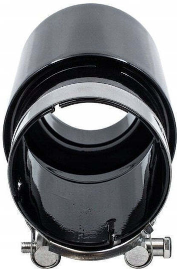 Mtuning Auspuffendstück Typ 51 89mm Eingang 70mm Schwarz Chrom