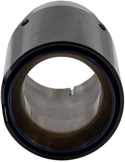Mtuning Kaminrohr Auspuff Endstück Typ: 46 89mm Eingang 70mm Carbon Hochglanz