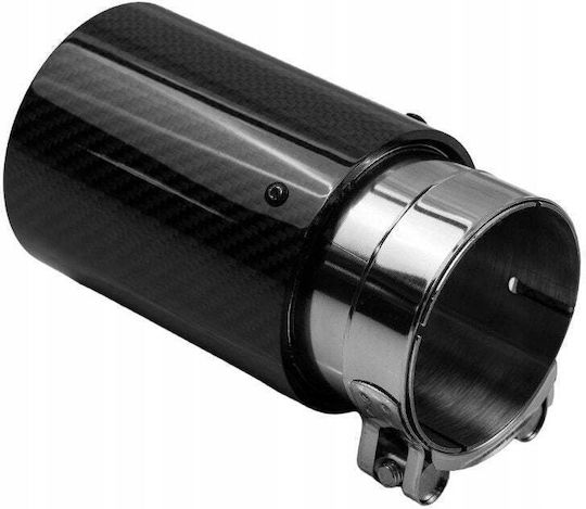 Mtuning Kaminrohr Auslass Typ: 46 101mm Eingang 76mm Carbon Glanz