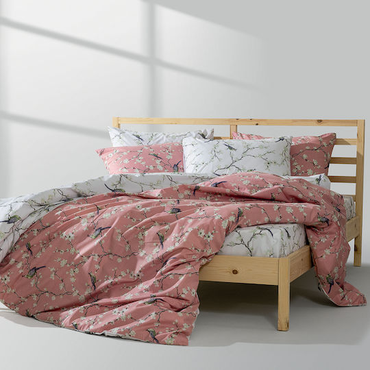 Lino Home Papagali Module Cearceafuri De Pat Single 3 Bucăți 100x200+35 Cm Cu Hugger Din Cauciuc Somon Lino Home Papagali Module Cearceafuri De Pat Single 3 Bucăți 100x200+35 Cm Cu Hugger Din Cauciuc Somon