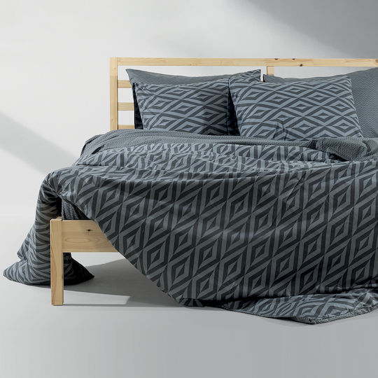 Lino Home Module Cearceafuri De Pat Single 3 Bucăți 100x200+35cm Cu Hugger Din Cauciuc Ikat Gri Închis Lino Home Module Cearceafuri De Pat Single 3 Bucăți 100x200+35cm Cu Hugger Din Cauciuc Ikat Gri Închis