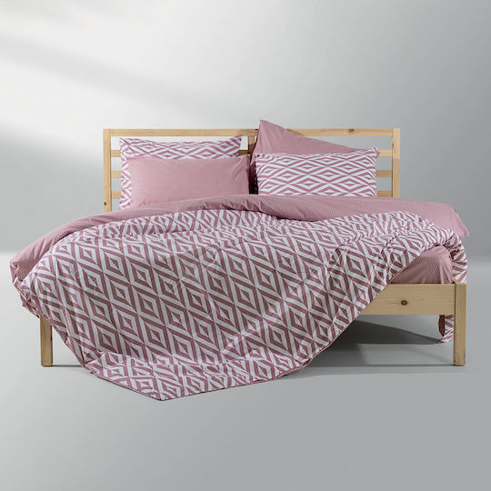 Lino Home Ikat Module Cearceafuri De Pat Super Dublu 4 Bucăți 240x260 Cm Ikat Roz Pudrat Lino Home Ikat Module Cearceafuri De Pat Super Dublu 4 Bucăți 240x260 Cm Ikat Roz Pudrat