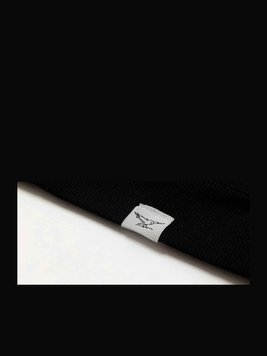 Φούτερ με Κουκούλα Black