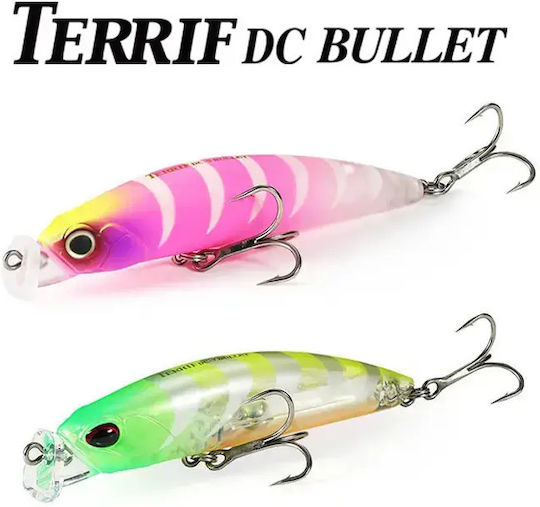Duo Terrif Dc Bullet Изкуствена Примамка Малка Рибка (Minnow) 7.5см Dlb0230 Ghost Pearl Chart
