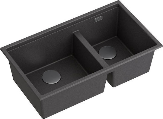Quadron Clark 842 Drop-In 84x48.5cm Black Quadron Clark 842 Drop-In 84x48.5cm Black