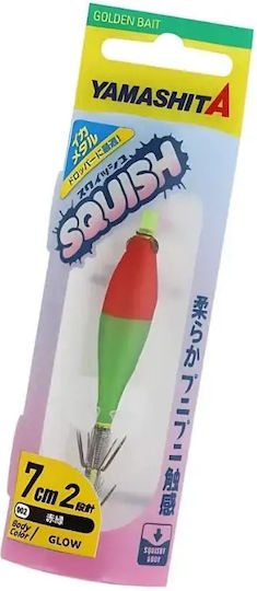 Yamashita Squish 7-2 Squid Jig Fluorescent 7cm 026