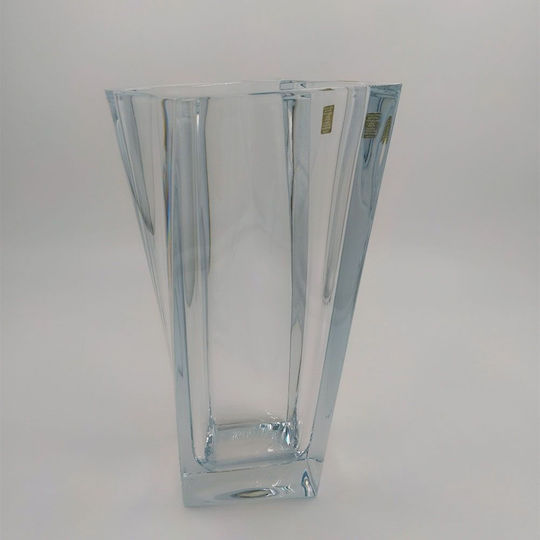 Vază Cristalină Transparentă 26.5x14.5xÎnălțime 14.5cm