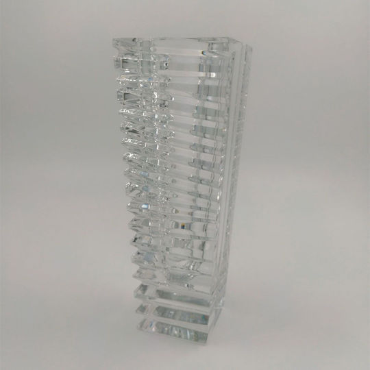 Кристална Прозрачна Ваза 26x9.5xВ9.5см Кристална Прозрачна Ваза 26x9.5xВ9.5см