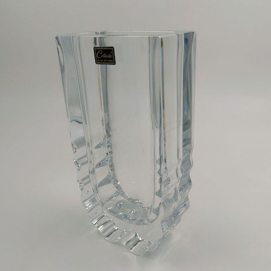 Vază Decorativă Cristalină Transparentă 25x13xÎ7cm