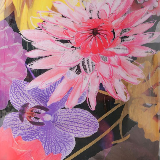 MSA MSA Dekorative Metallische Vase Schwarz 30x55cm