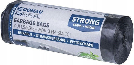 Donau Reinforced Trash Bags Capacity 240lt 140x105cm 10 Pieces Black