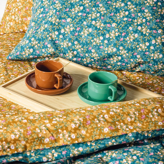 Kentia Set Duvet Cover Cotton 185x245cm Half-Double with Pillowcase Fay Fay