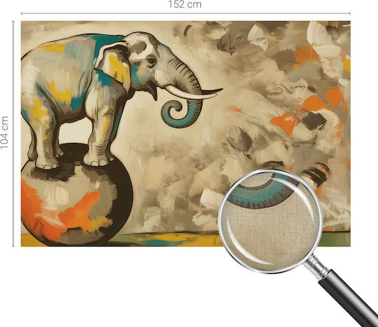 Тапет Magicstick Живописен Слон С Топка 152x104