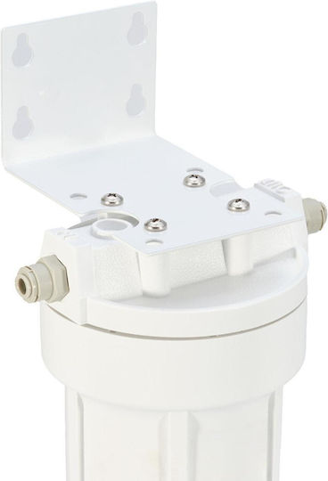 Pentair 2G Slimline WHF14D-EU Water Filtration System Single Under Sink Pipe Cross Section 1/4'' with Replacement Filter Purewater CL2510 (USA) 0.5μm