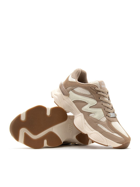Women's Sneakers Nude-Ecru