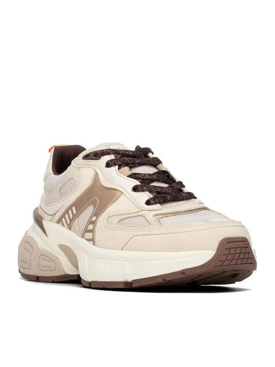 Damen Chunky Sneakers Beige