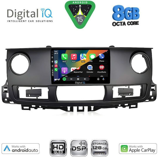 Digital IQ Автомобилна Аудио Система за Renault Master 2003-2010 (Bluetooth/USB/Вграден Wi-Fi/GPS/Apple CarPlay/Android Auto) с Touch Screen 9"