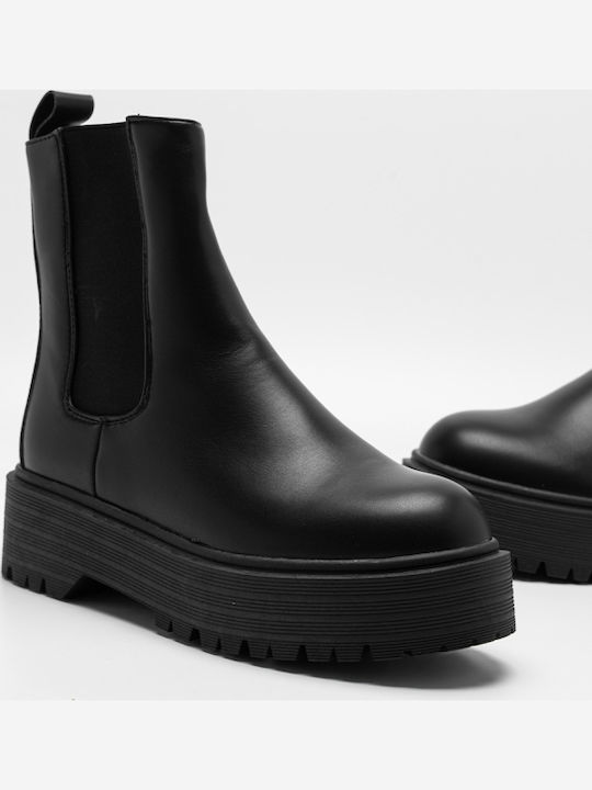 Damen Chelsea-Stiefel Schwarz