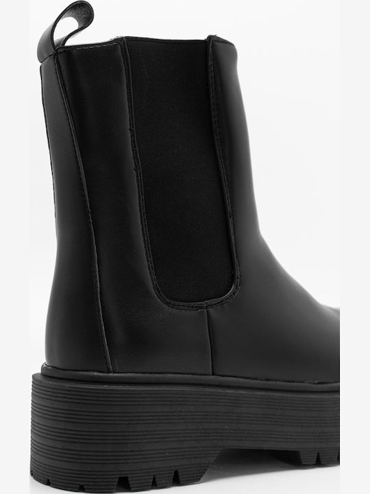 Damen Chelsea-Stiefel Schwarz