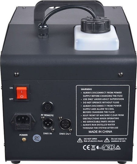 Light4me Nebelmaschine 900W mit Verkabeltem / Drahtlosem Controller