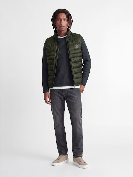 Sleeveless Puffer Jacket Green