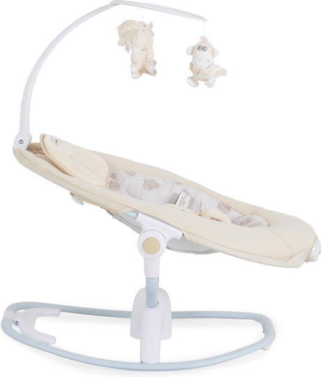 Cangaroo Elektrische Babywippe Schaukel La Scala Beigefür Kind bis 9kg